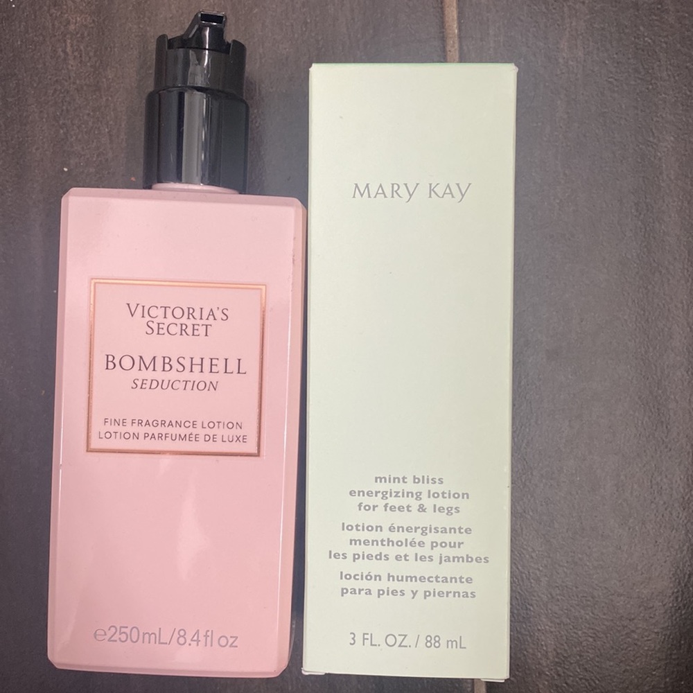 TWO BRAND NAME BODY LOTIONS